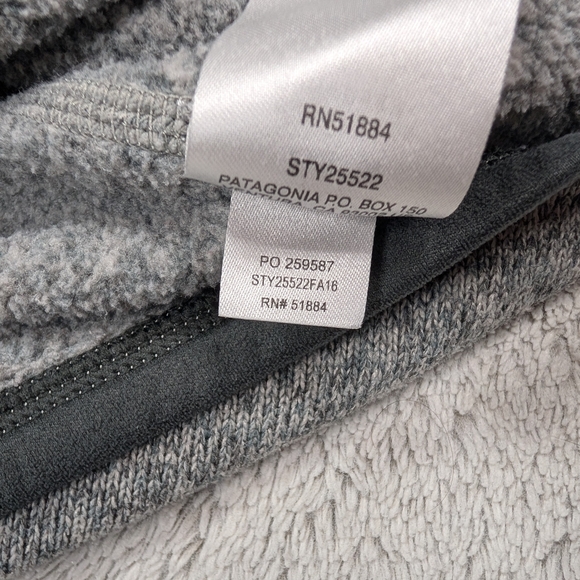 Patagonia Jacket Mens M Gray Forge Nickel Better Sweater ¼ Zip Fleece Outdoor - Picture 7 of 8